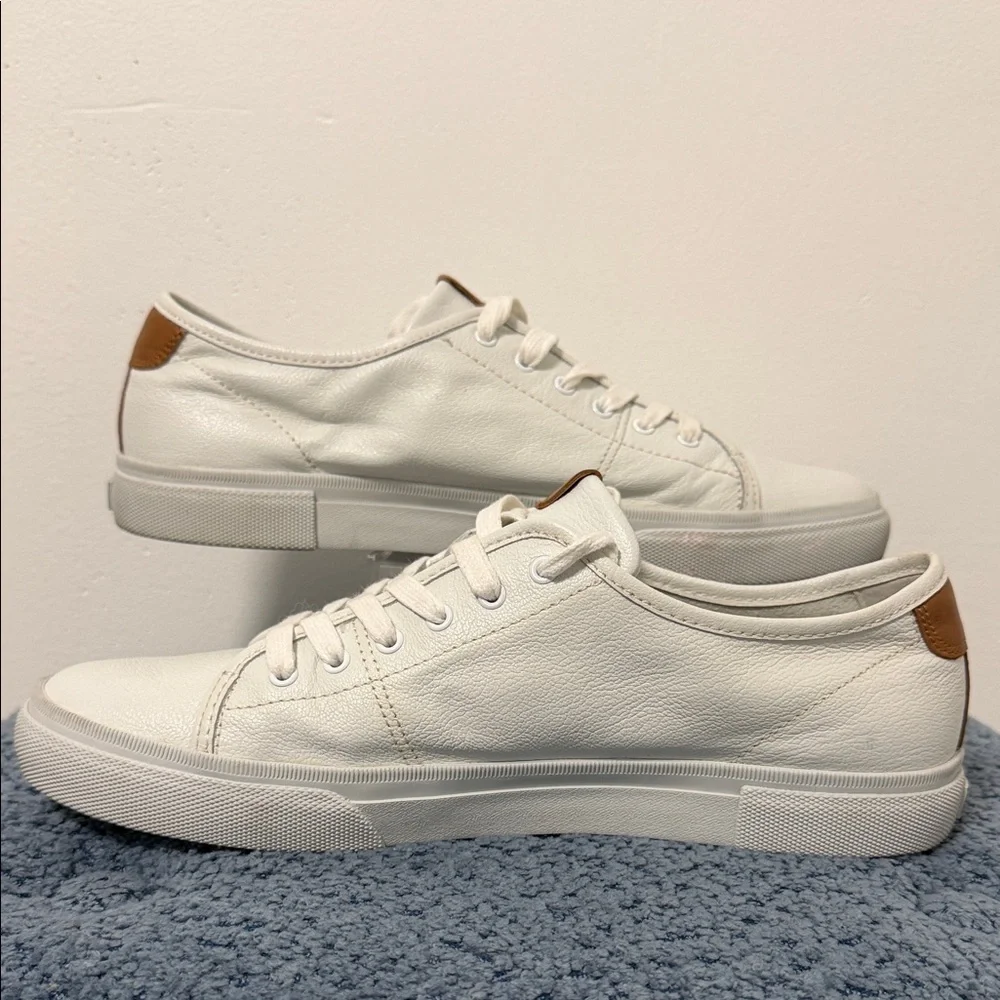 Frye Men's White Leather Sneakers